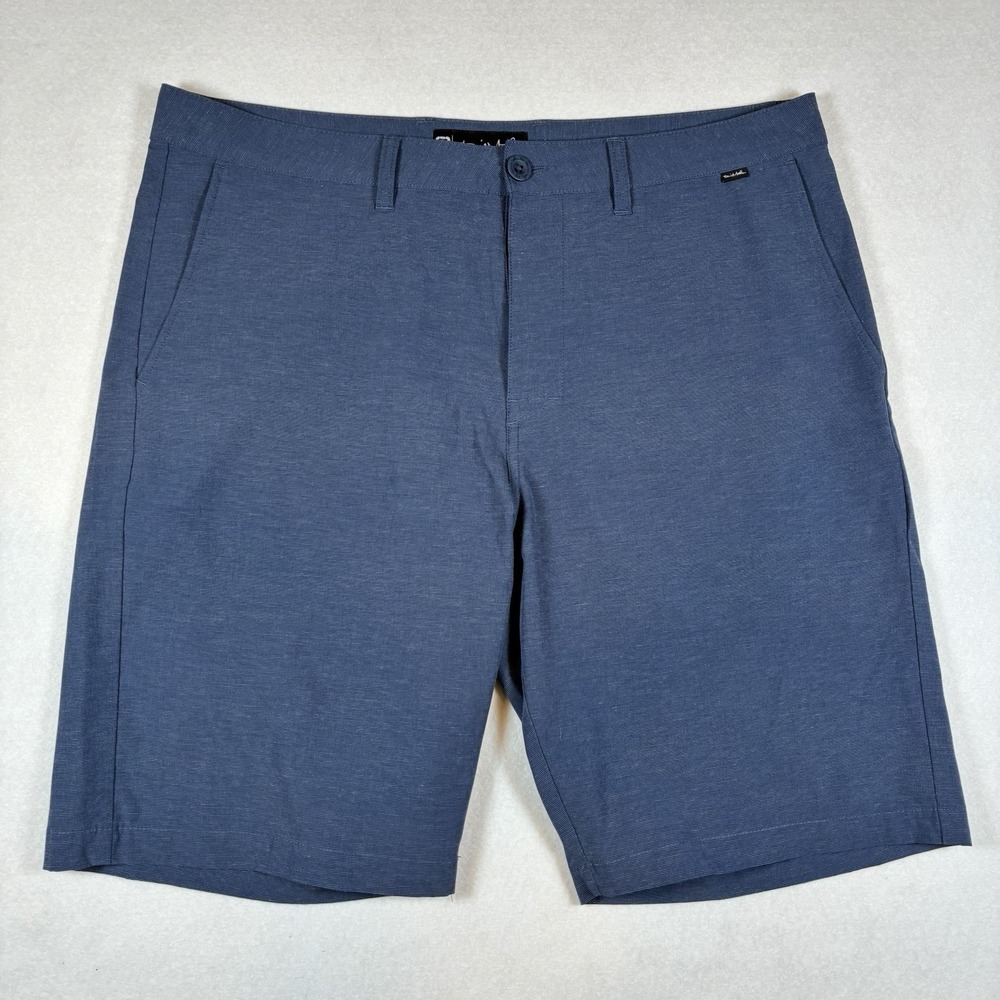Travis Matthew Stretch Golf Shorts Men's 36 Performance Blue moisture wicking